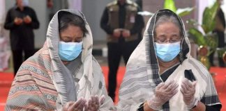 জাতীয় শোক দিবসে জাতির পিতার স্মৃতির প্রতি প্রধানমন্ত্রীর শ্রদ্ধা