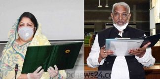 শপথ নিলেন পাবনার এমপি নুরুজ্জামান