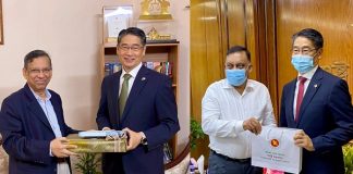 আইনমন্ত্রী ও স্বরাষ্ট্রমন্ত্রীর সঙ্গে জাপানের রাষ্ট্রদূতের বৈঠক